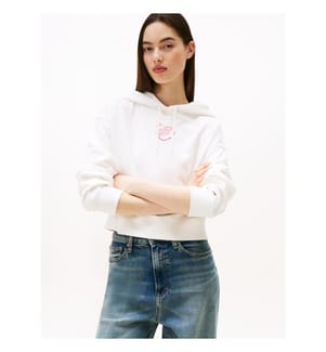 Short hoodie - Ecru