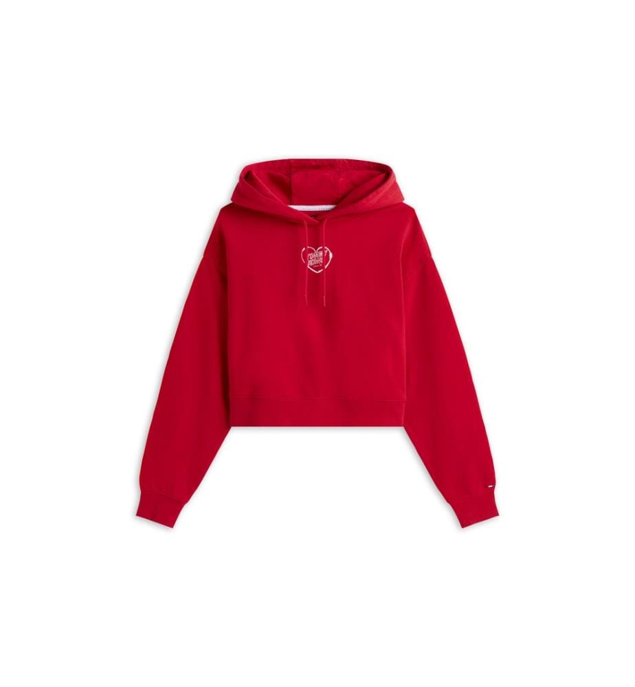 Short hoodie - Sapphire Red