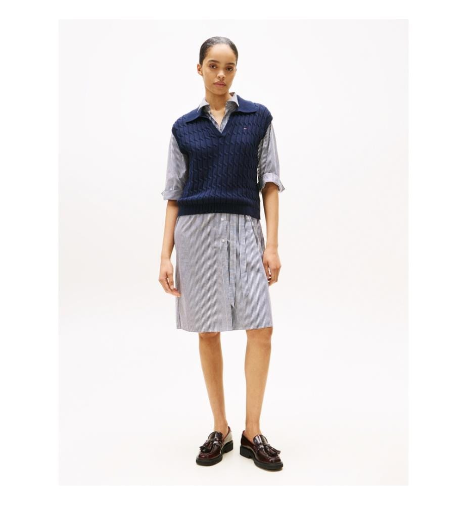 Sleeveless sweater - Dark navy blue