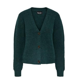 Strickjacke - Dunkelgrün
