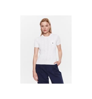 Short-sleeved T-shirt jumper - White