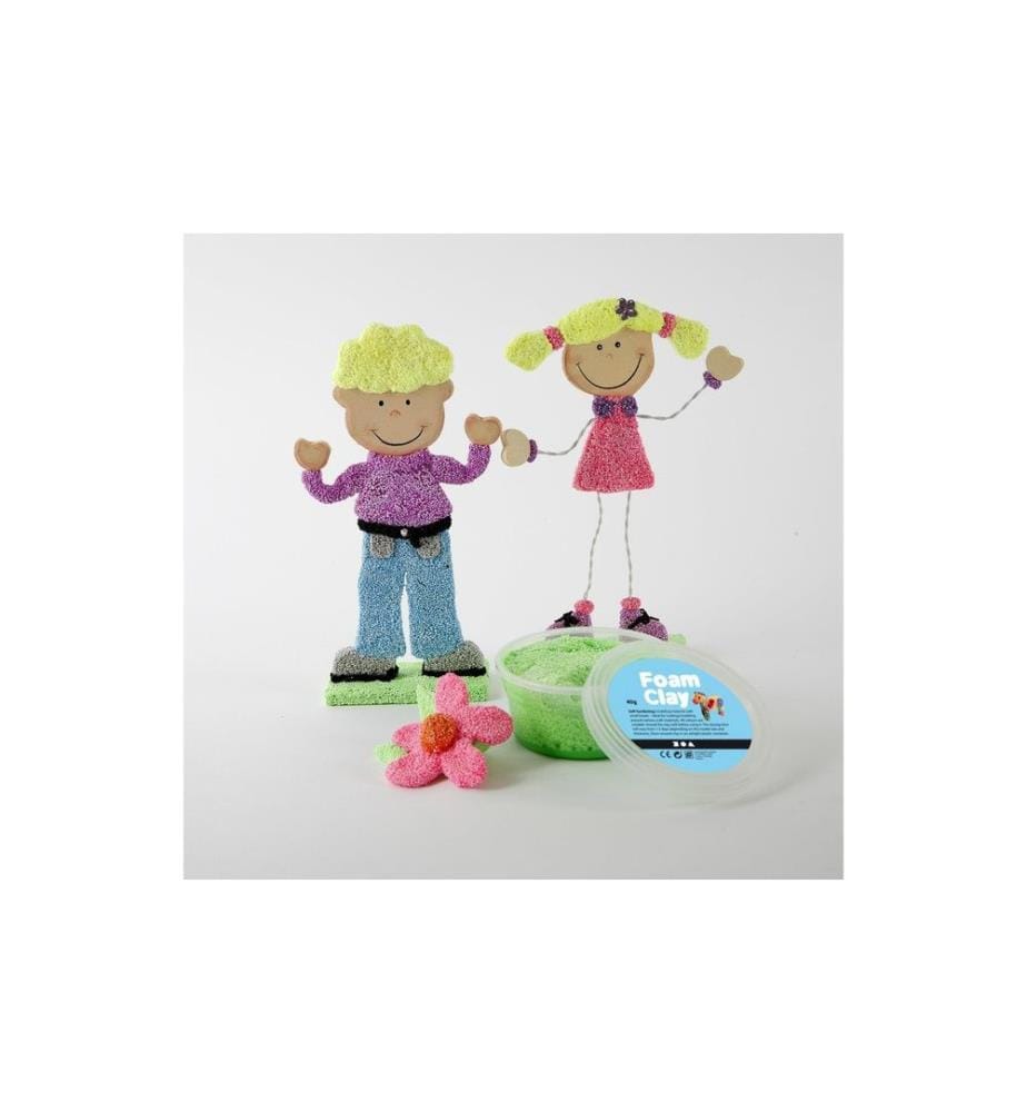CREATIV COMPANY - Matière à modeler Foam Clay Néon rose 560g