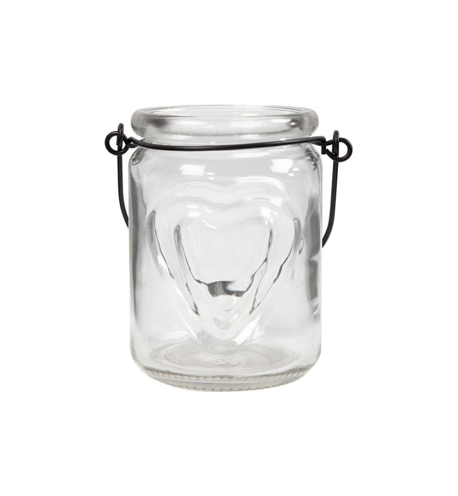 CREATIV COMPANY - Glasgefäss  Kerze 9.5 x 9 cm 2 Stück