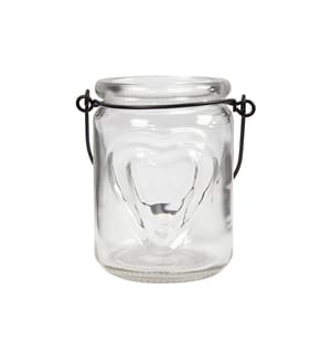 CREATIV COMPANY - Glasgefäss  Kerze 9.5 x 9 cm 2 Stück