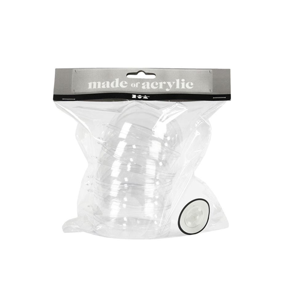 CREATIV COMPANY - Kunststoffform Kugel mit Öffnung Ø 8 cm 5 Stück