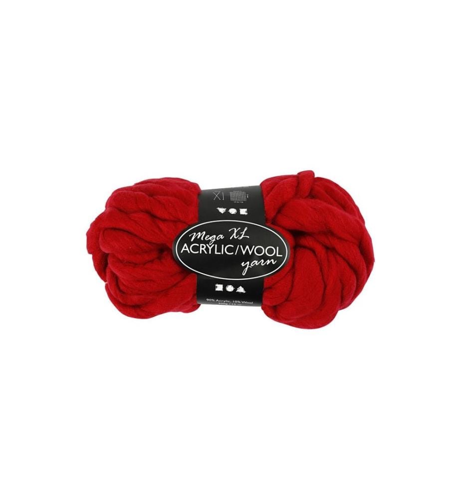 CREATIV COMPANY - Wolle Acryl XL 15 m Rot