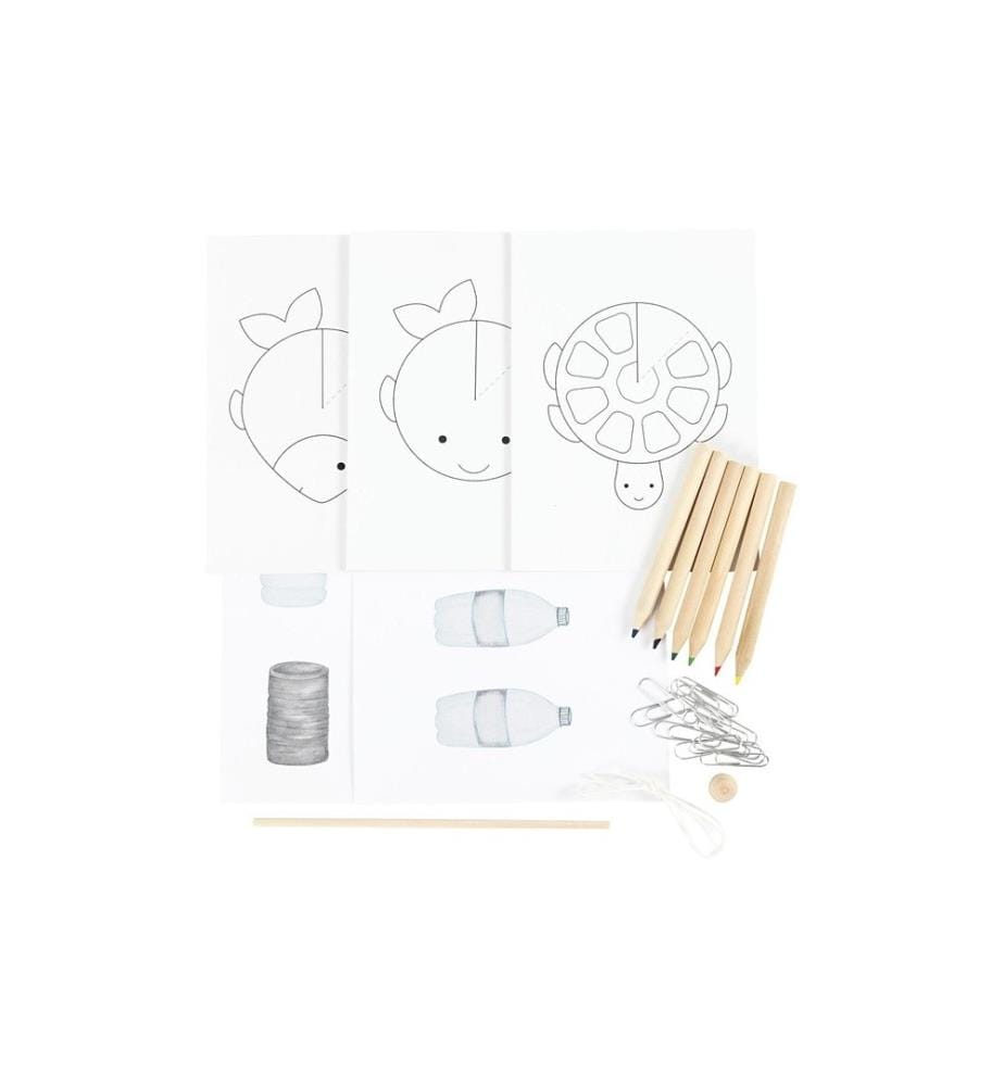 CREATIV COMPANY - Kits de bricolage Mini jeu de pêche 6 parties