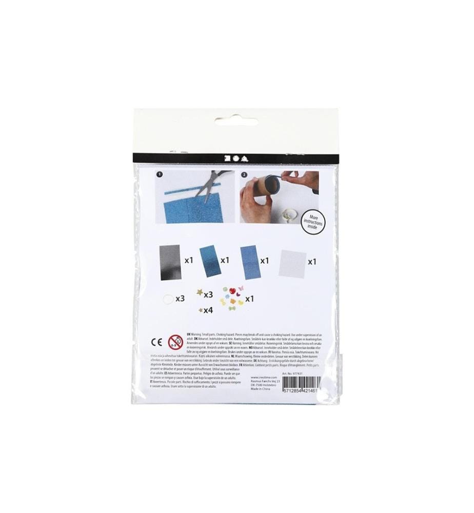 CREATIV COMPANY - Bastelset Mini WC-Papier-Rollen-Kaleidoskop 7-teilig