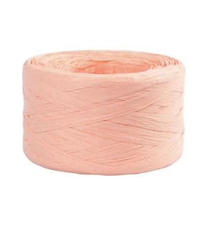 CREATIV COMPANY - Ruban cadeau Raphia 8 mm x 100 m, Rose pâle