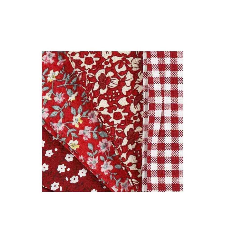 CREATIV COMPANY - Stoff Fabric 4-teilig, 45 cm  55 cm