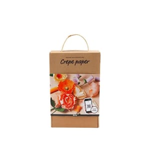 CREATIV COMPANY - Bastelset Krepppapier Lernset 15-teilig