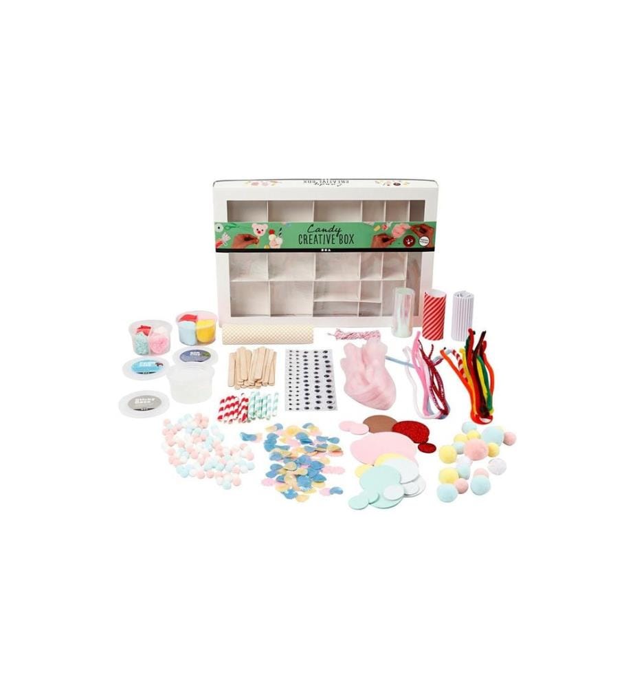 CREATIV COMPANY - Bastelset Kreativbox Candy 16-teilig