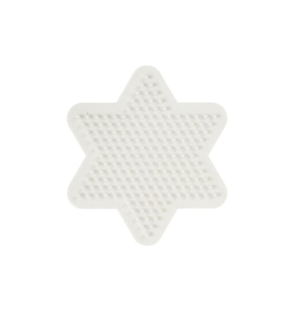 CREATIV COMPANY - Plaques pour perles à repasser Étoile de Nabbi Blanc
