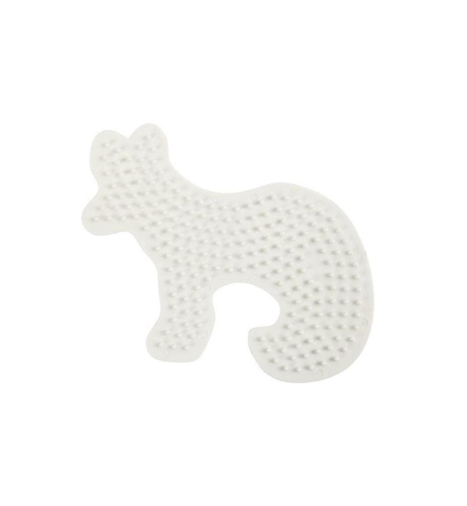 CREATIV COMPANY - Plaques pour perles à repasser Nabbi Renard Blanc