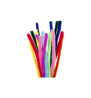 CREATIV COMPANY - Fil-chenille 15 mm, diverses couleurs, 200 pièces