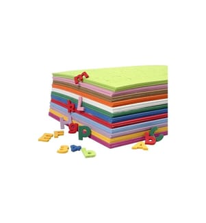 CREATIV COMPANY - Set de caoutchouc mousse 20 mm 24 pièces, Multicolore