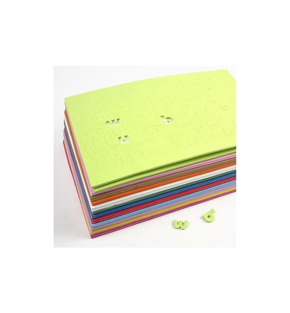 CREATIV COMPANY - Set de caoutchouc mousse 20 mm 24 pièces, Multicolore