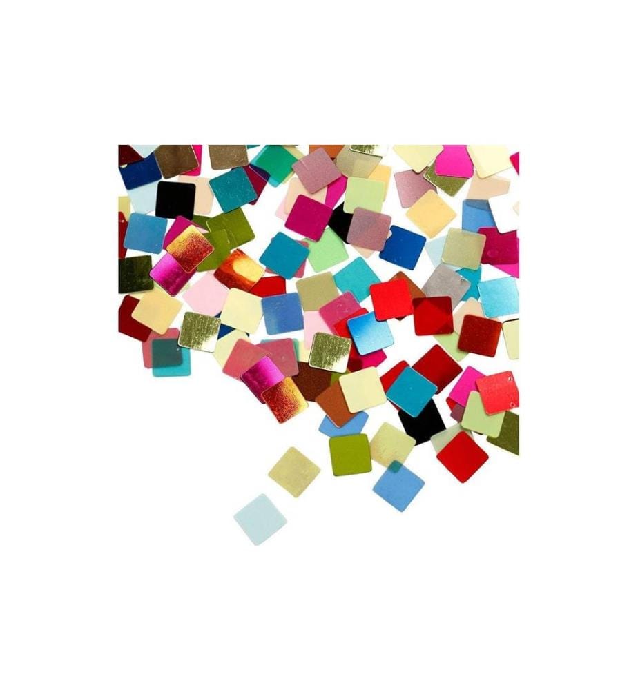 CREATIV COMPANY - Mosaikplatten 10 x 10 mm 250 g, Sortierte Farben