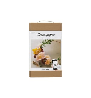 CREATIV COMPANY - Bastelset Krepppapier-Set Strohkranz