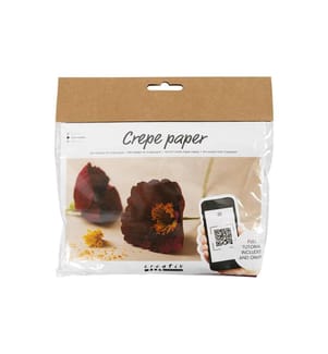 CREATIV COMPANY - Bastelset Krepppapier-Set Mohn