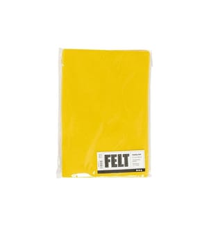 CREATIV COMPANY - Bastelfilz 1.5 - 2 mm, A4, 10 Blatt, Gelb