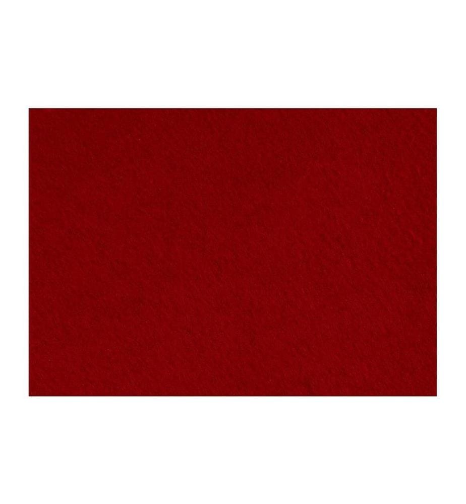 CREATIV COMPANY - Feutre de bricolage 1.5 - 2 mm, A4, 10 feuilles, Rouge foncé