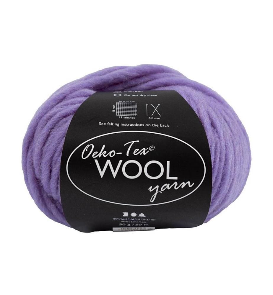 CREATIV COMPANY - Laine Oeko-Tex 50 g, Lilas