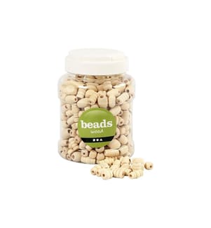 CREATIV COMPANY - Holzperlen Nature, 400 ml