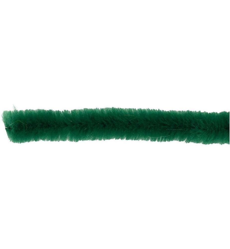 CREATIV COMPANY - Fil-chenille 15 mm, 15 pièces, Vert