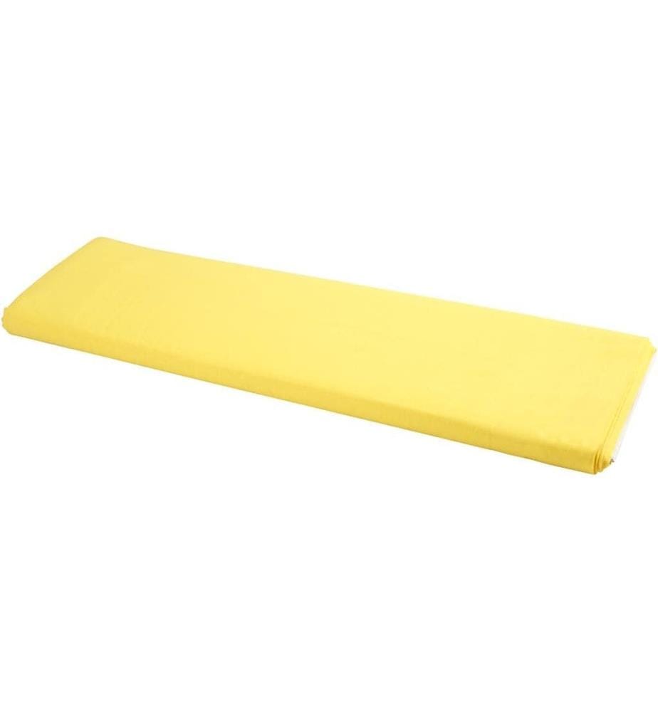 CREATIV COMPANY - Tissu 145 cm x 1000 cm, Jaune