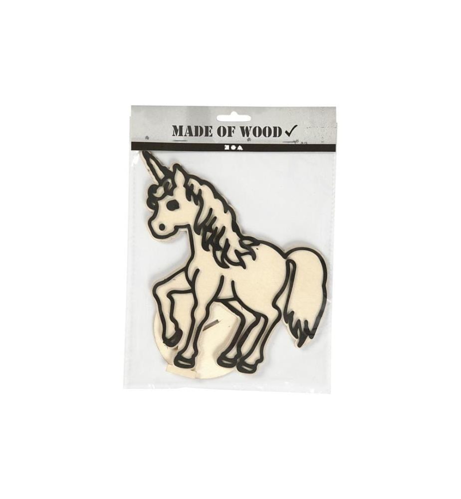 CREATIV COMPANY - Article en bois Licorne 19 cm