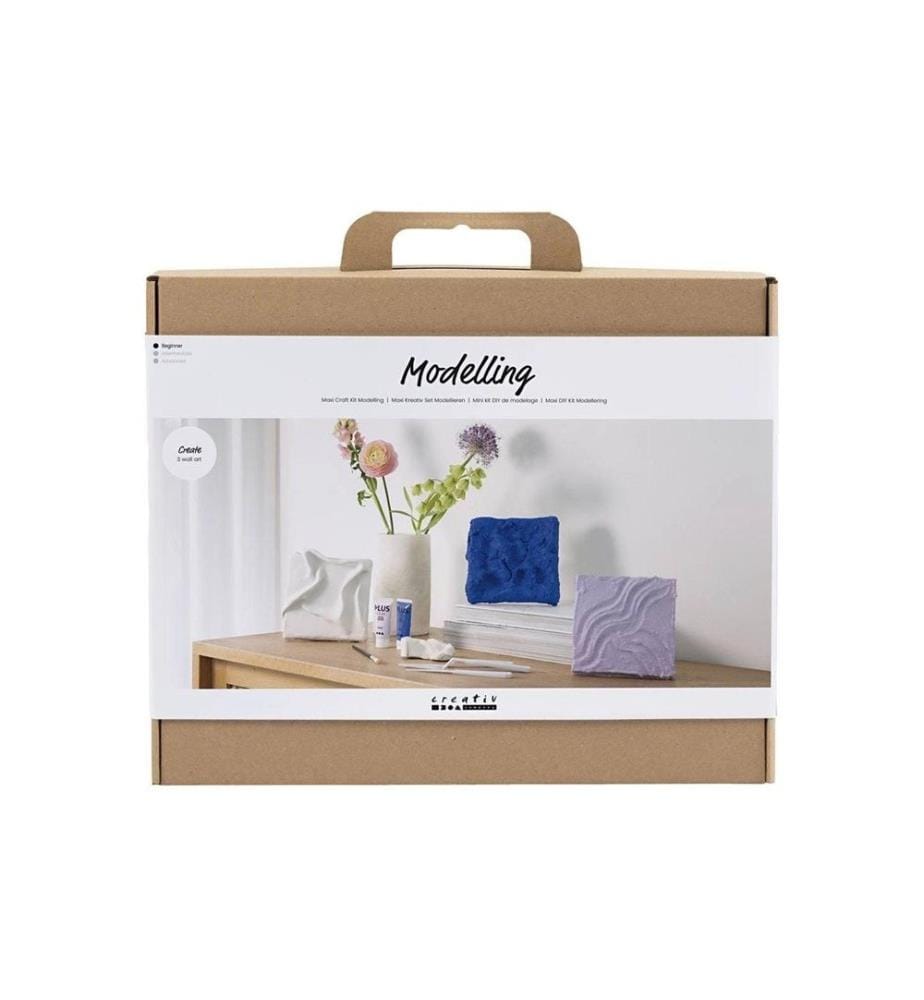 CREATIV COMPANY - Modellier-Set Wandschmuck Blau/Violett