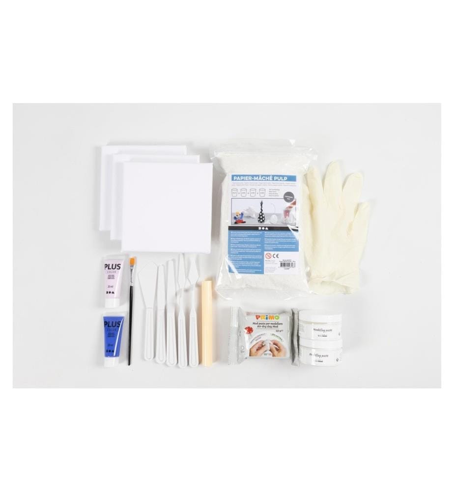 CREATIV COMPANY - Modellier-Set Wandschmuck Blau/Violett