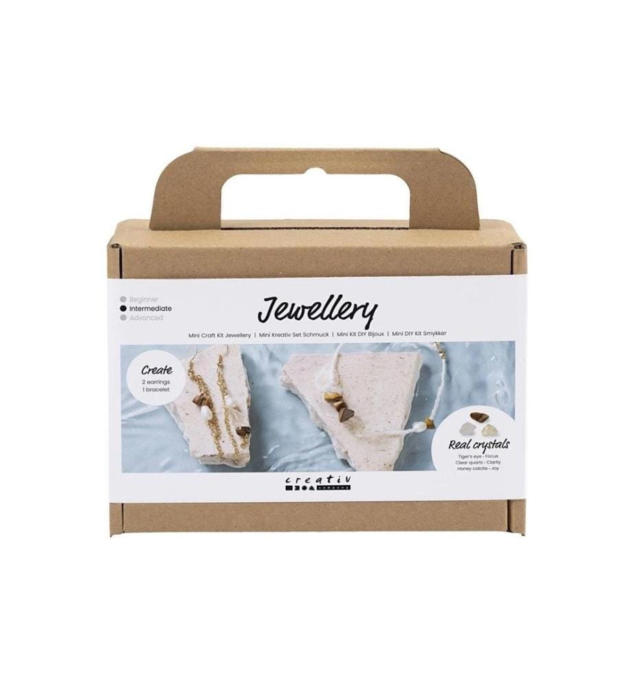 CREATIV COMPANY - Kits de bricolage pour bijoux Collier et boucles d'oreilles en cristal
