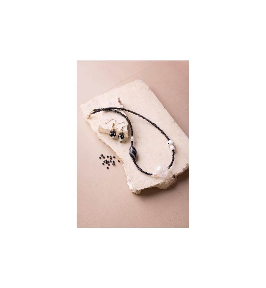 CREATIV COMPANY - Kits de bricolage pour bijoux Collier Tons noirs