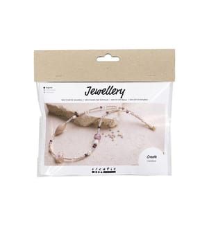 CREATIV COMPANY - Kits de bricolage pour bijoux Collier Tons roses