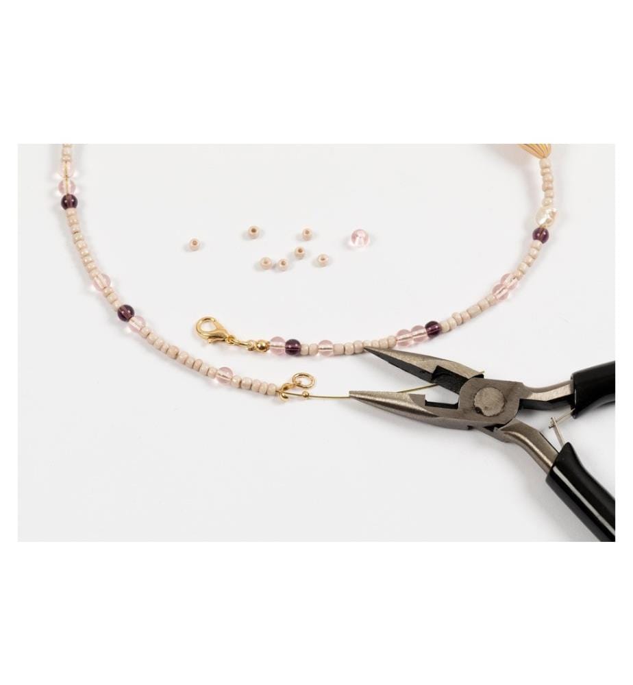 CREATIV COMPANY - Schmuck Bastelset Halskette Rosétöne