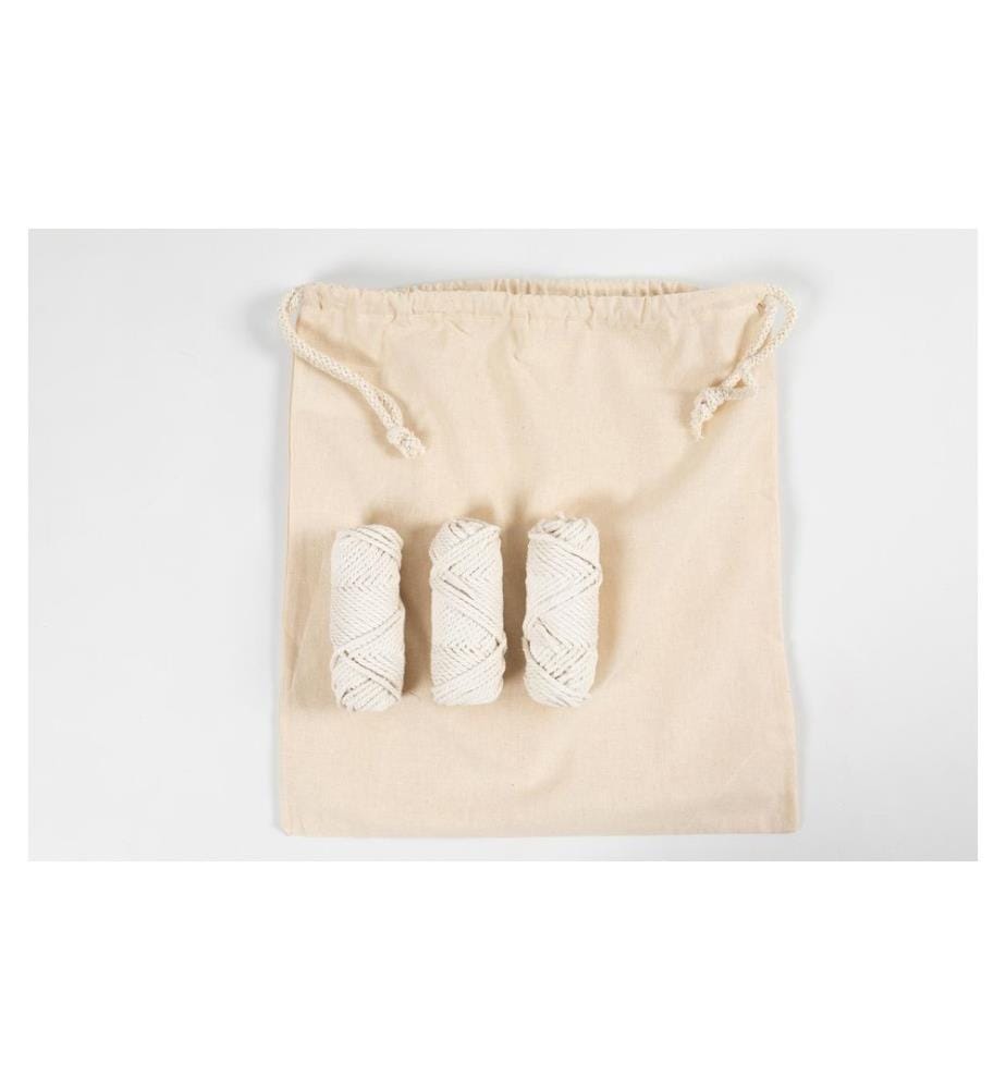 CREATIV COMPANY - Bastelset Macramé Tasche Weiss