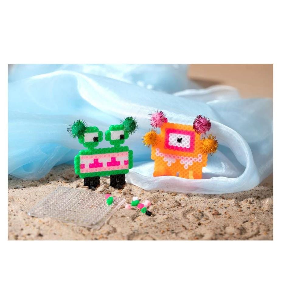 CREATIV COMPANY - Kits de perles à repasser Collage de monstres Multicolore