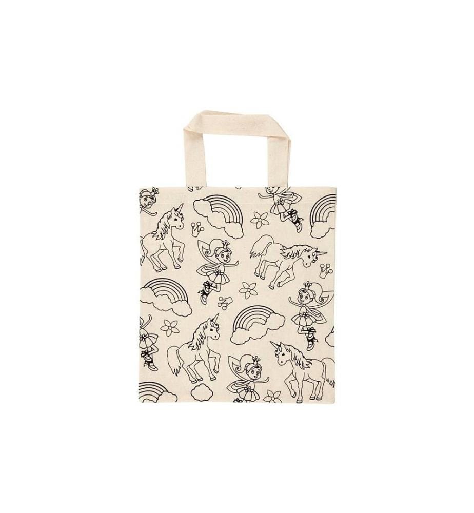 CREATIV COMPANY - Sac de transport Licorne 27.5 x 30 cm, Beige