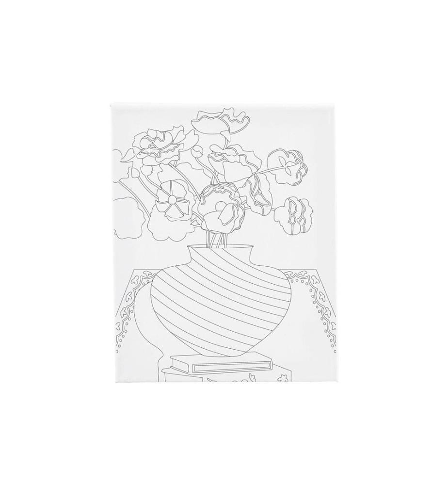 CREATIV COMPANY - Keilrahmen Blumenstrauss 24 x 30 cm