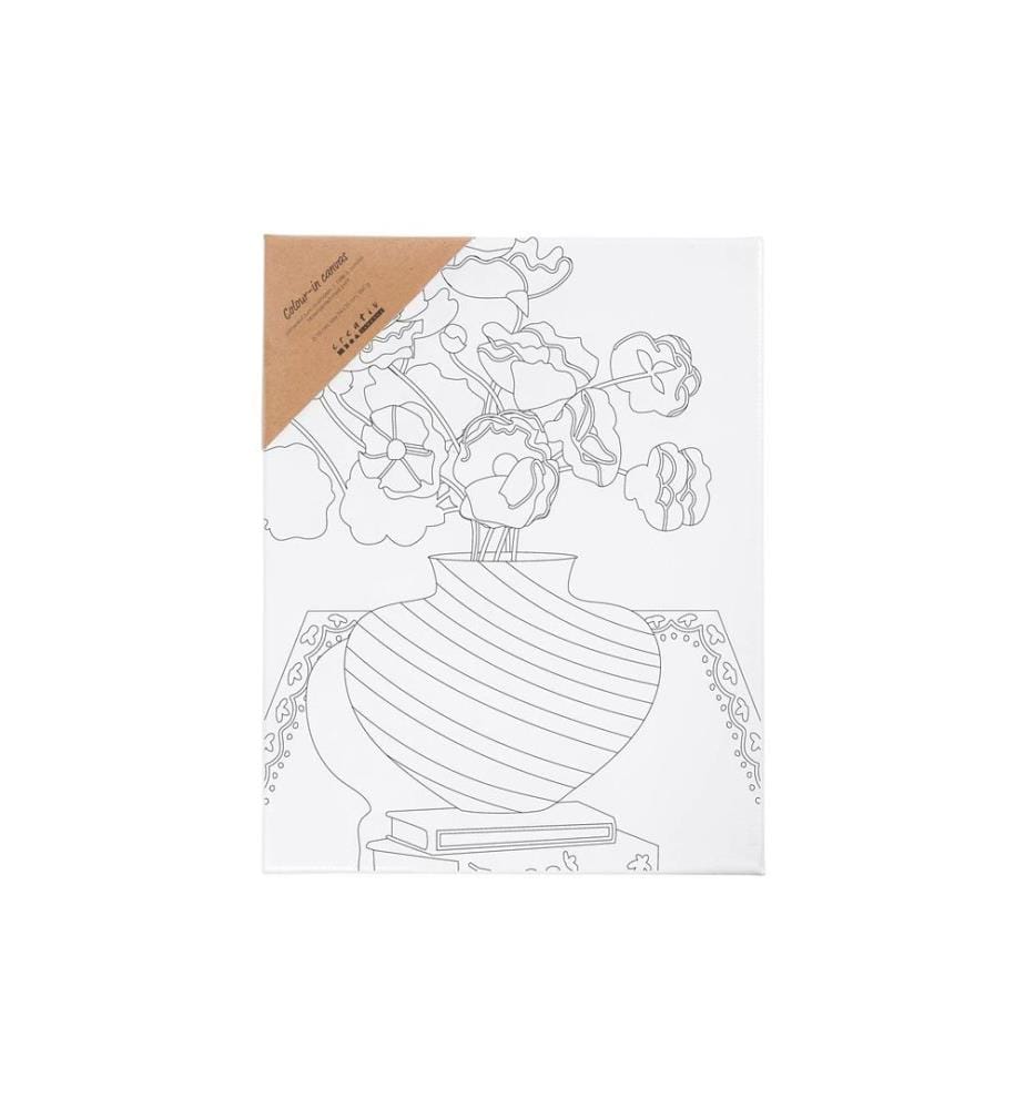 CREATIV COMPANY - Keilrahmen Blumenstrauss 24 x 30 cm
