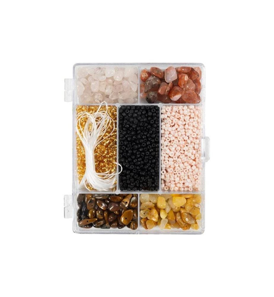 CREATIV COMPANY - Perlen-Set Kristalle, Sortierte Farben