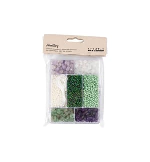 CREATIV COMPANY - Perlen-Set Kristalle, Sortierte Farben
