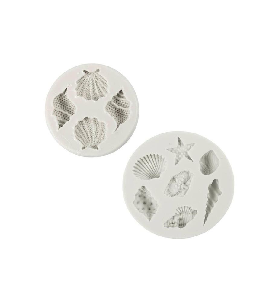 CREATIV COMPANY - Scellement Moules en silicone Étoile de mer, 11 motifs