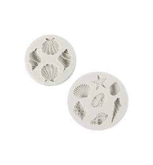 CREATIV COMPANY - Versiegelung Giessformen Silikon Seestern, 11 Motive