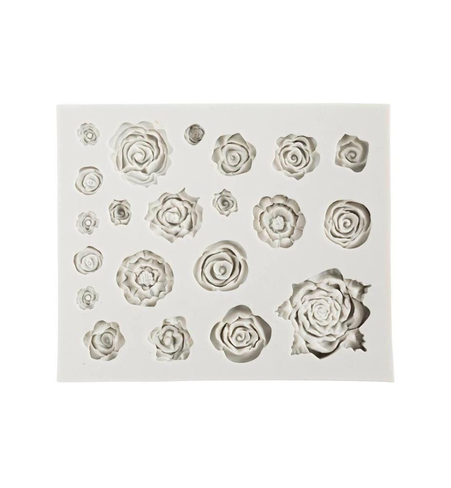 CREATIV COMPANY - Scellement Moules en silicone Motif de roses