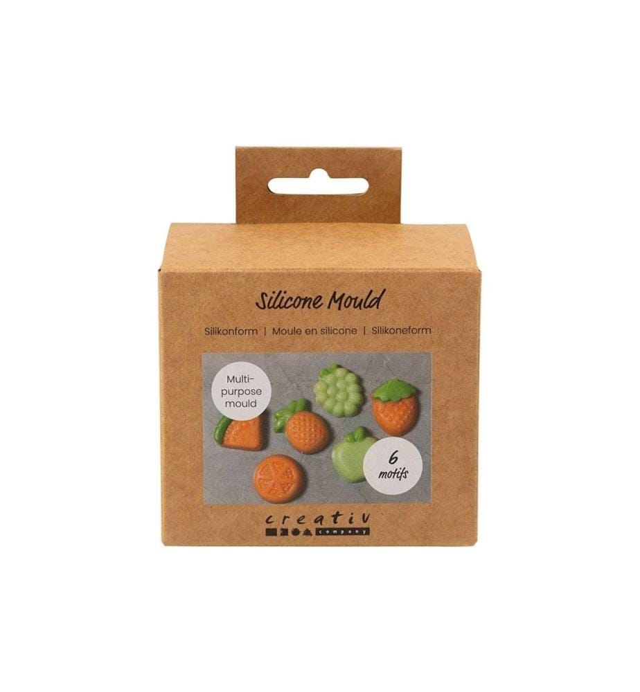 CREATIV COMPANY - Silikon Form Früchte 6 Stück
