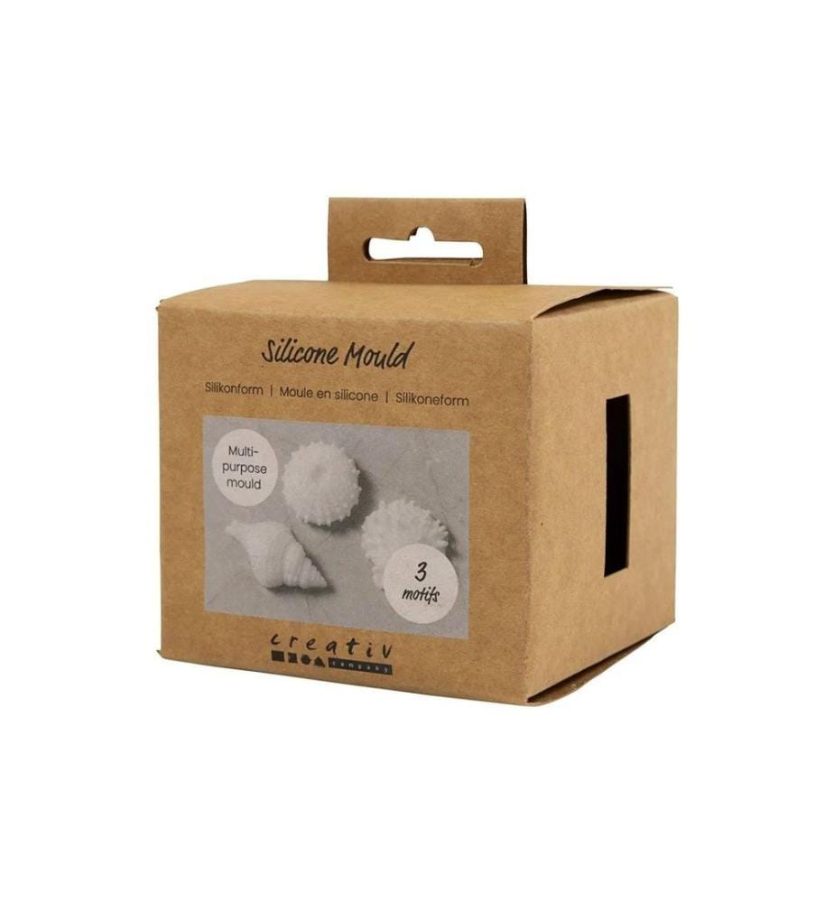 CREATIV COMPANY - Silikon Form Muscheln 3 Stück