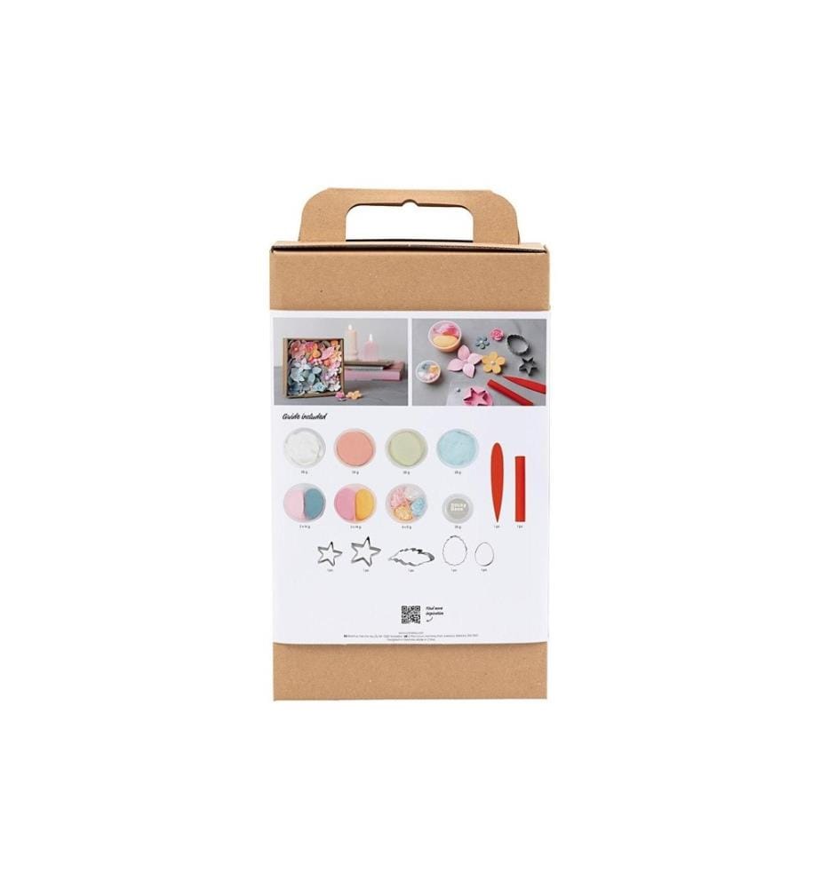 CREATIV COMPANY - Bastelset Silk Clay Pastellfarben